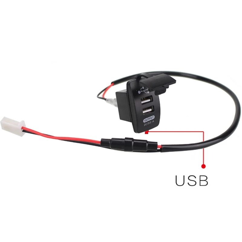 Универсальный двойной порт 2 USB 12V в автомобиль Зажигалка на электропитании зарядное устройство адаптер автомобильный интерьер Аксессуары модификация автомобиля