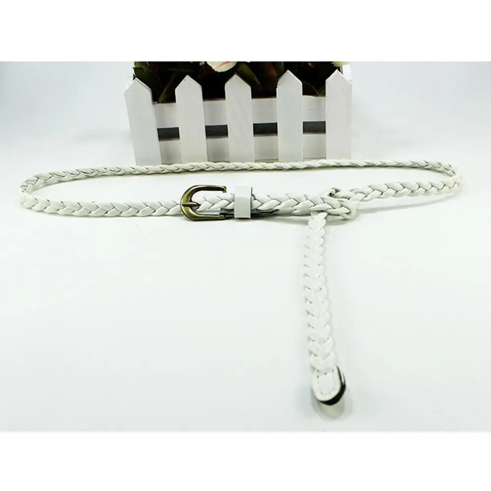 Пояс в коричневой оплетке для женщин украшение летнего платья Joker пояс украшения