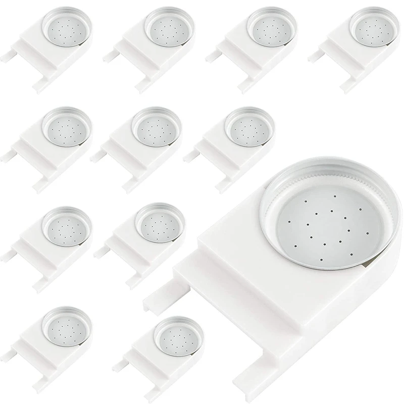 

12 Pcs Bee Feeder, Honey Bee Beehive Front Entrance Feeder, Bee Drinking Equipment with Lids for Professional Beekeeper