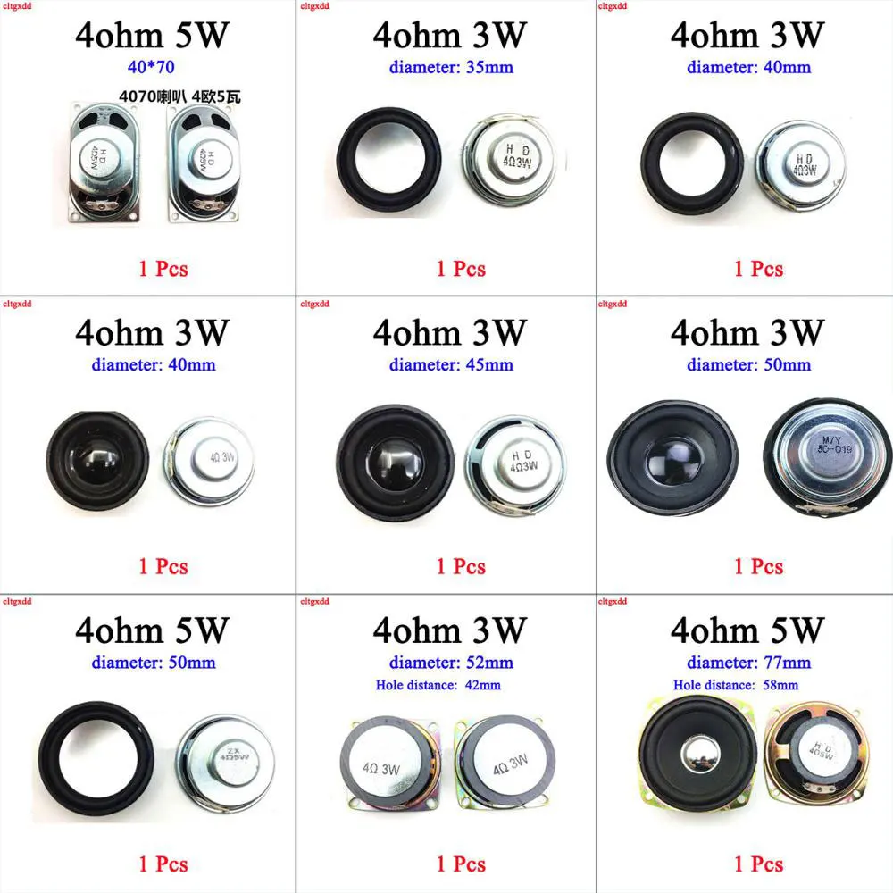 

Cltgxdd 1 шт. Новый ультратонкий динамик 4070 4 Ом 3 Вт 4R Диаметр динамика 40 мм 50 мм 4 см 5 см 7 см толщина 5 мм