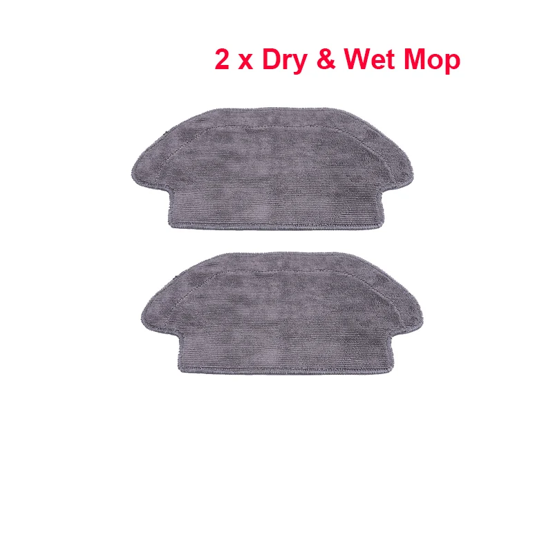 

HEPA Filter Wet Mop Pad Cloth Side Brush for Xiaomi Mijia STYJ02YM Robot Vacuum Cleaner Spare Parts Rag Accessories Mop Pads