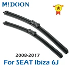 Щетки стеклоочистителя MIDOON LHD RHD для SEAT Ibiza 6J 2008 - 2017 2016 лобовое стекло Переднее стекло 24 ''+ 16''