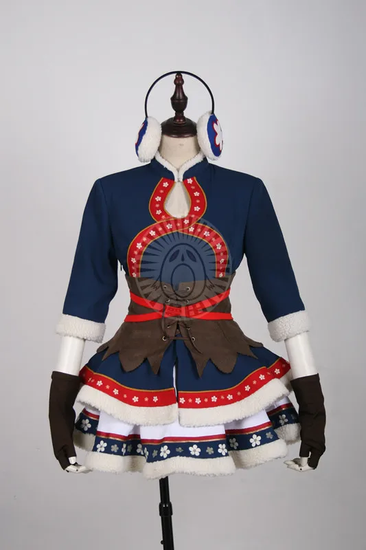 Аниме Хэллоуин косплей Love live Ayase eli snow mountain Косплей Костюм зимнее платье A| |