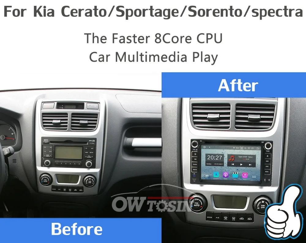 Восьмиядерный 4G+ 64G Android 9,0 5 USB порт для Kia Cerato S port age Sorento Rondo Carens Magentis Optima автомобильный Радио gps Navi DSP