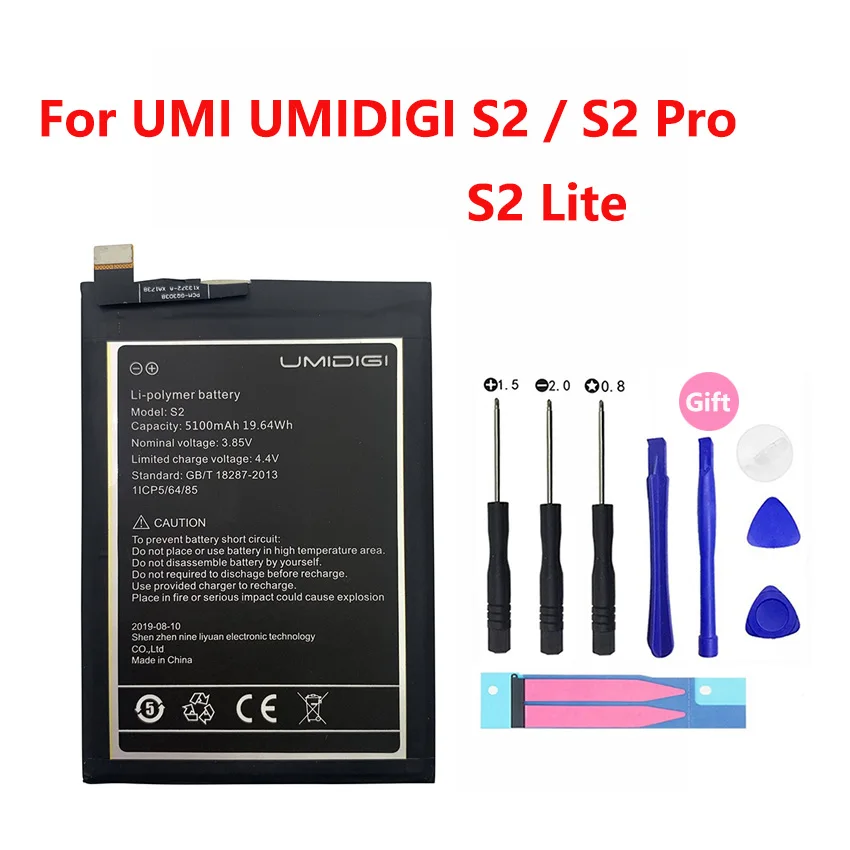 

For UMI Umidigi Battery A1 A3 A5 One S2 F1 Play F2 S3 Super Touch Z Z2 Pro Max Lite Phone High Quality Replacement Batteria