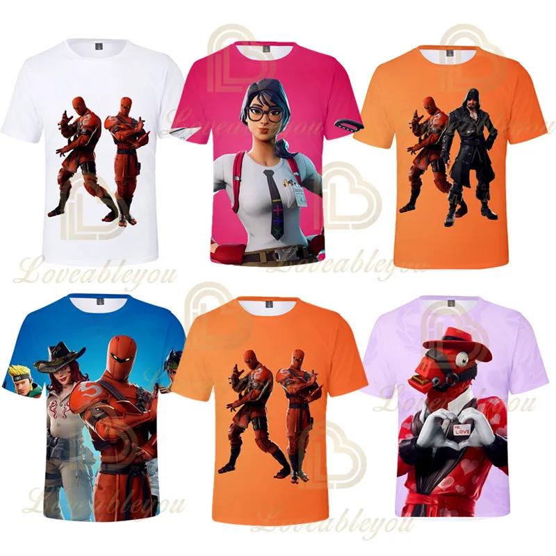 

3d Print Battle Game T Shirt Funny Male T-shirt Summer Harajuku Short Sleeve Children Tees Top Clothing