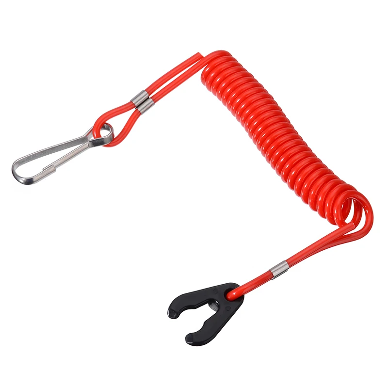 Лодочный мотор Kill Stop Switch& Safety Tether Lanyard для Yamaha Honda Tohatsu Nissan моторная лодка с подвесным двигателем аксессуары морской