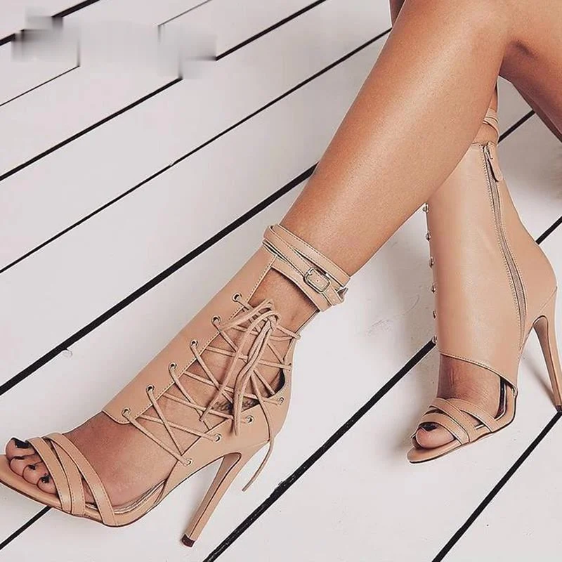 В римском стиле Обувь с пряжкой на ремешке женские сандалии сексуальный