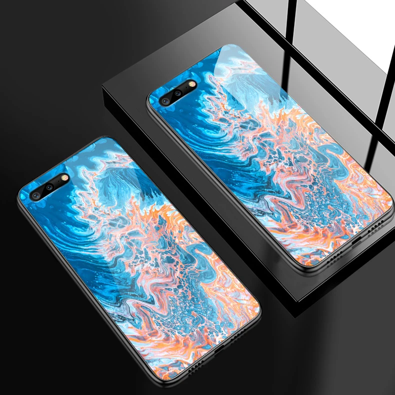 W381 Закаленное Стекло чехол для iPhone 5S, se, 6, 6 S, 7, 8 Plus XR XS MAX чехол для Meizu M5 M6 M8 M9 Примечание 16th плюс противоударный Твердые чехлы - Цвет: W381