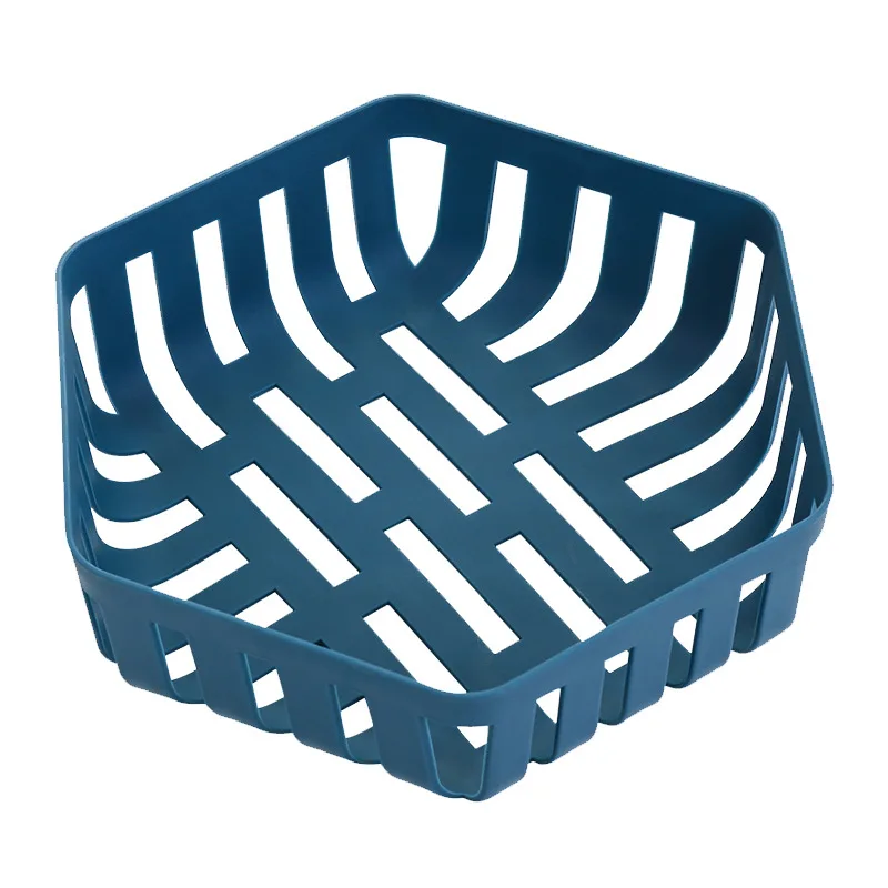 

Simple Hexagonal Fruit and Vegetable Basket Fruit Basket Home Kitchen Vegetable Washing Basket Plastic Vegetable Drain Basket