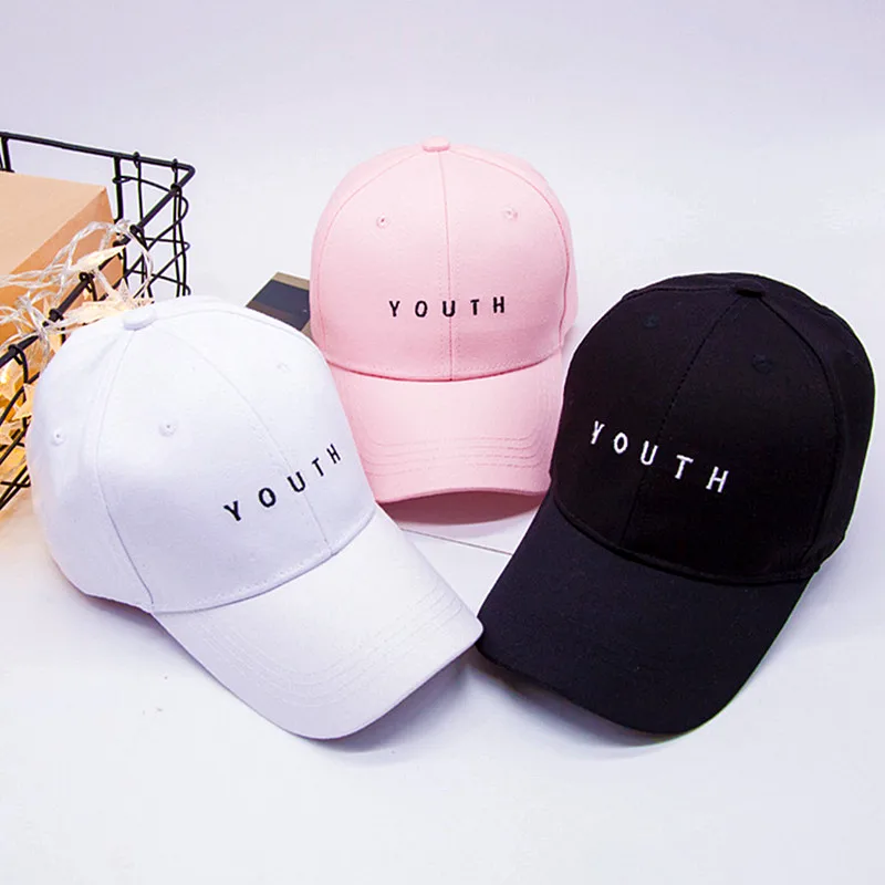 Летняя бейсболка новая хлопковая мужская шляпа Молодежный буквенный принт с