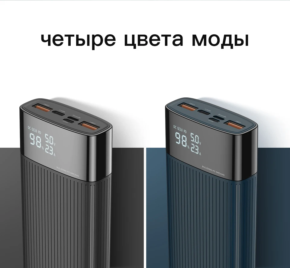 KUULAA 20000 мАч, внешний аккумулятор PD, быстрая зарядка, повербанк, быстрая зарядка, Внешнее зарядное устройство для iPhone, samsung, Xiaomi, внешний аккумулятор
