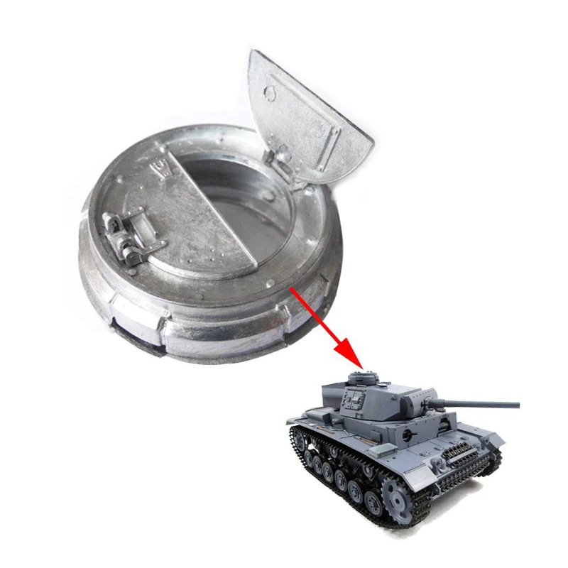 Металлическая чашка Mato 1/16 с открывающимся люком для Panzer III/Panzer IIIH IV F1/Panzer IV-F2 RC танк