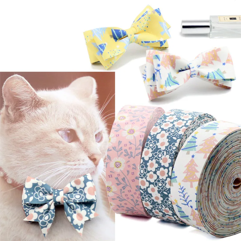 20 м/рулон с цветочным принтом хлопковая ткань лента свадебное Рождественское