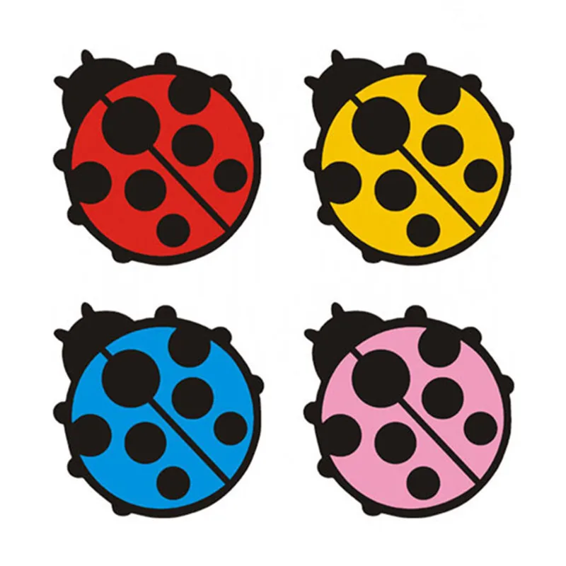 1 шт. милые 3d Виниловые Мультяшные наклейки на стену с божьей коровкой стильные