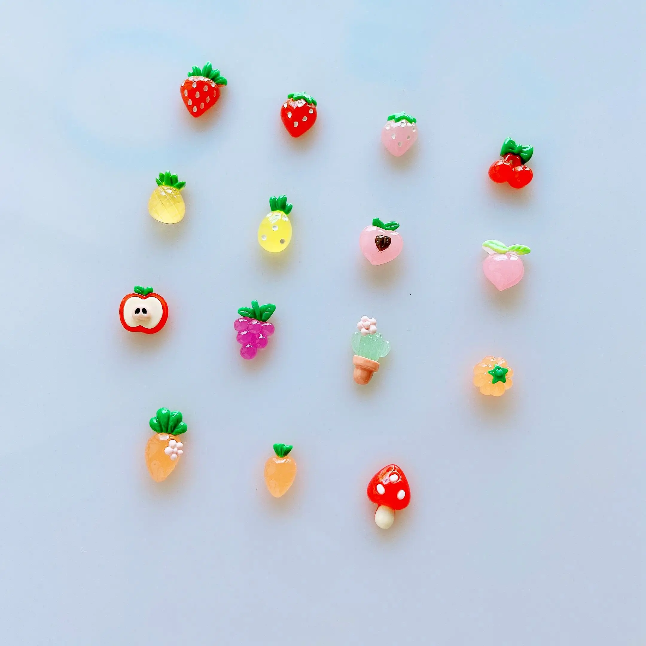 30 звёзд милые украшения большого размера фрукты яблоко ананас клубника вишня