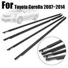 Новинка 4 шт. уплотнители Дверные ремни уплотнительные Уплотнители для Toyota Corolla 2007  2014