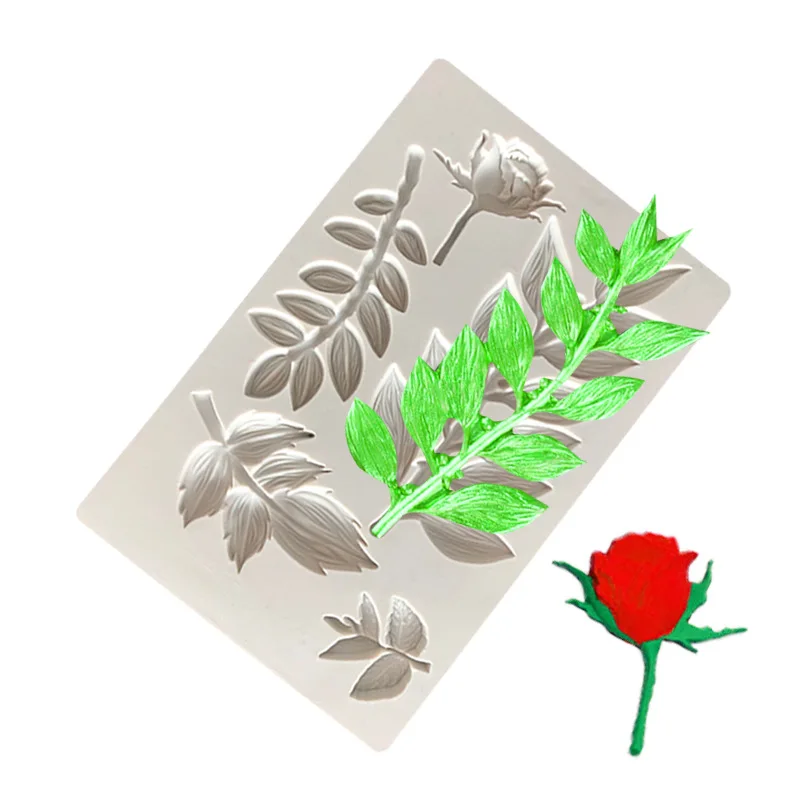 Виноградная ветка искусственная помадка форма для выпечки искусственный сахар