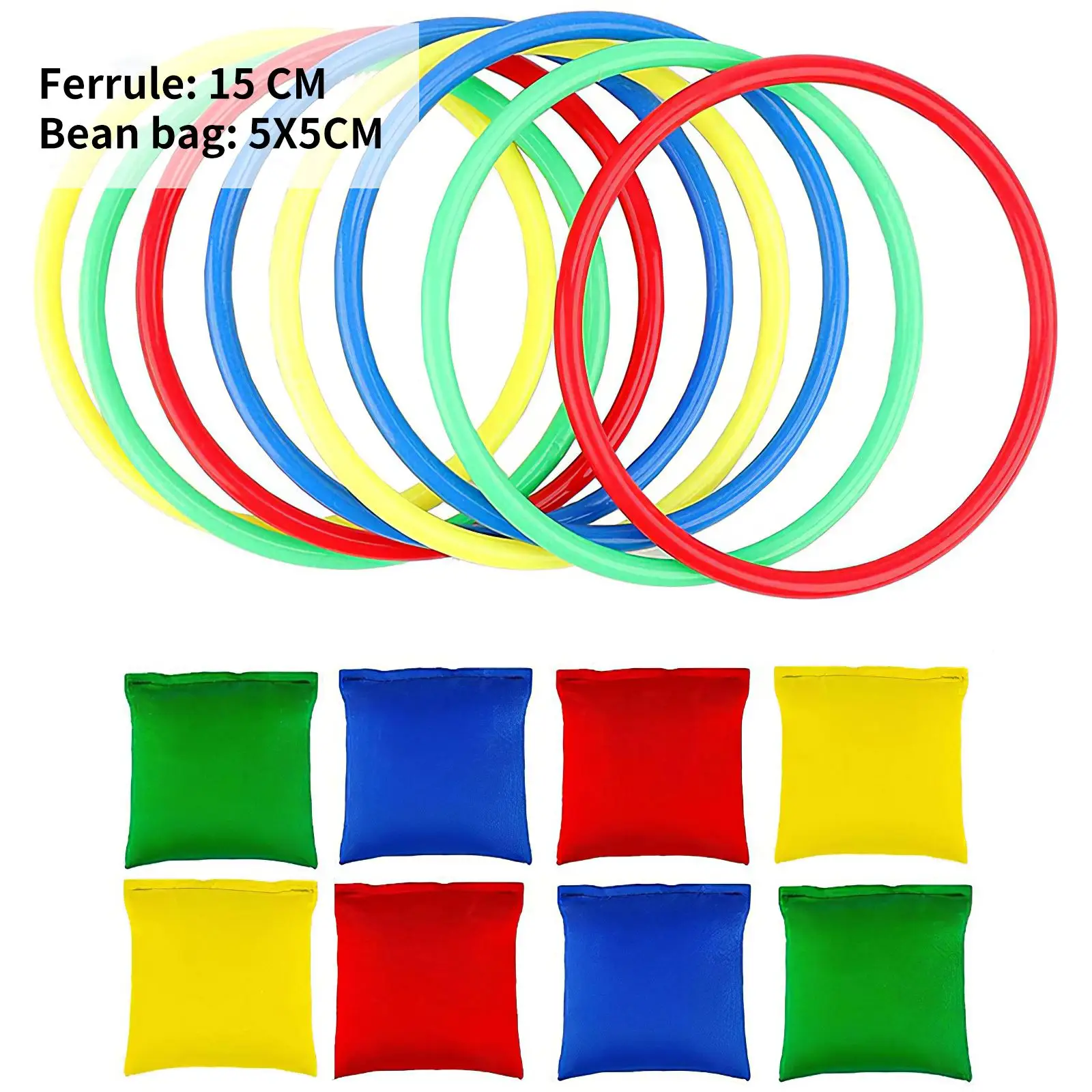 

26Pcs Carnival Toss Bag Game Classic Ring Throwing Game Bean Bag Tossing Game Cone Toss Set Outdoor Party Children Adult