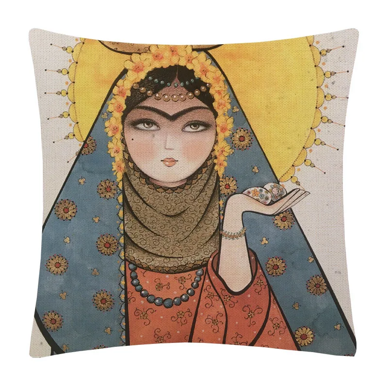 Арабское искусство ручная роспись красивые девушки Повседневная жизнь