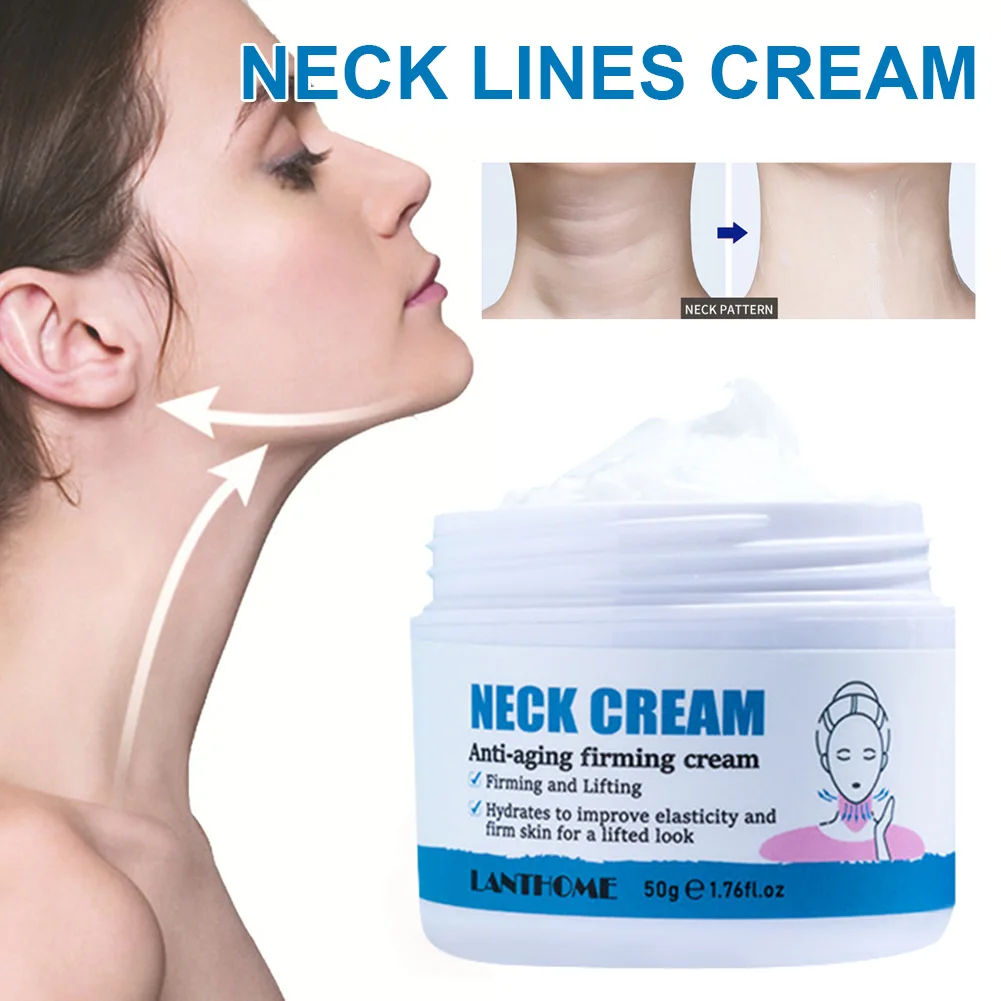 

Face And Neck Cream 50g Neckline Cream Wrinkle Smooth Anti Aging Whitening Cream Beauty Wrinkle Firming Skin Becomes Younger