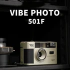 Подходящая немецкая камера VIBE 501F, многоразовая неодноразовая пленочная камера в стиле ретро, пленка 135 с вспышкой, чернаякраснаяСеребристаярозовая