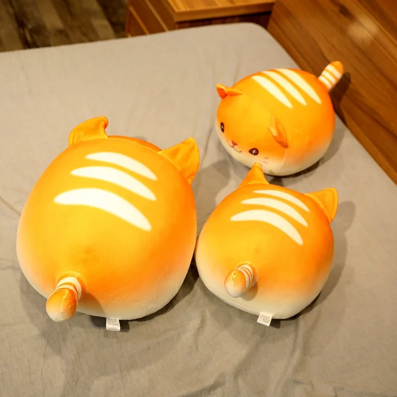 

Cute Cat Toast Plush Toy Kawaii Cartoon Anime Pillows Doll Soft Animals Peluche Dolls Toys for Children Kids Girls birthday Gift