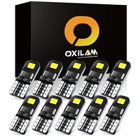 oxilam 10x w5w led canbus t10 car led bulb for nissan x trail t31 t30 note leaf almera n16 auto led interior light reading lamp
