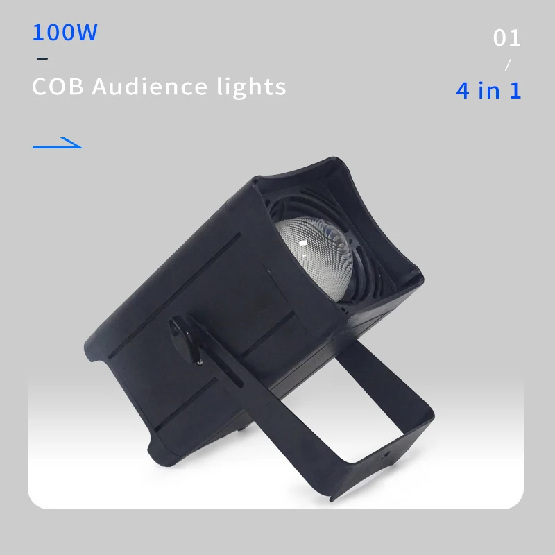 

Audience light 100W cool white warm white or RGBW 4 in 1 COB aluminum par light theater spotlight stage lighting