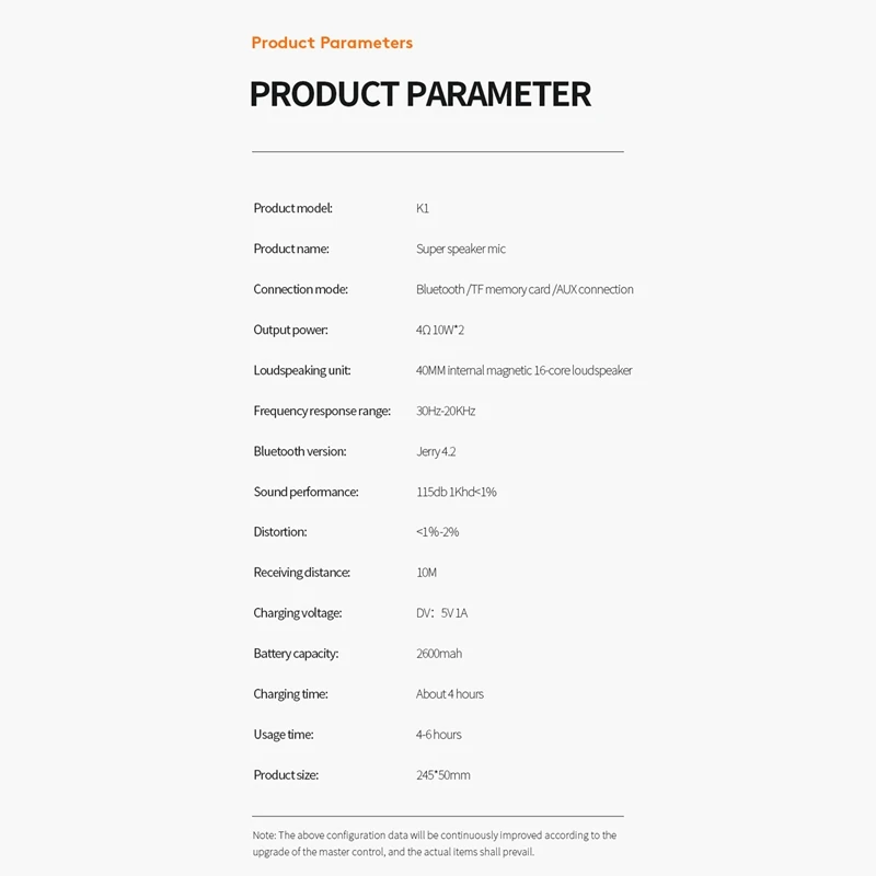 K1 беспроводной Bluetooth микрофон волшебный звук для прямого эфира пение встроенная