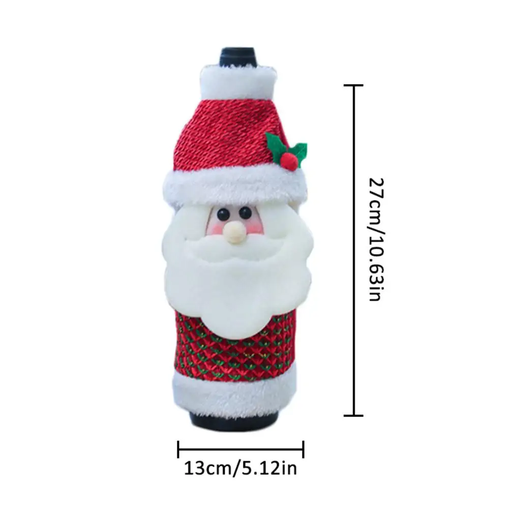 Северный Рождественский бутылки вина свитер-чехол Санта Клаус Снеговик крышка