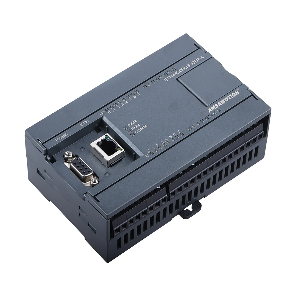 ETH-MODBUS-IO8R-A Ethernet PLC модуль MODBUS TCP RTU RS485 преобразователь цифровой 8I/O аналоговый 6I