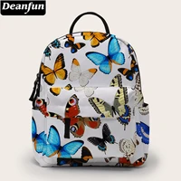 deanfun mini backpack butterfly printed school bags backpack purse for women as a gift dmnsb 24