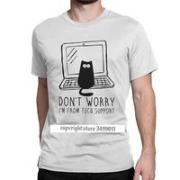 im from tech support mens tshirts programmer computer developer geek nerd leisure tee shirt round collar tee shirts tops