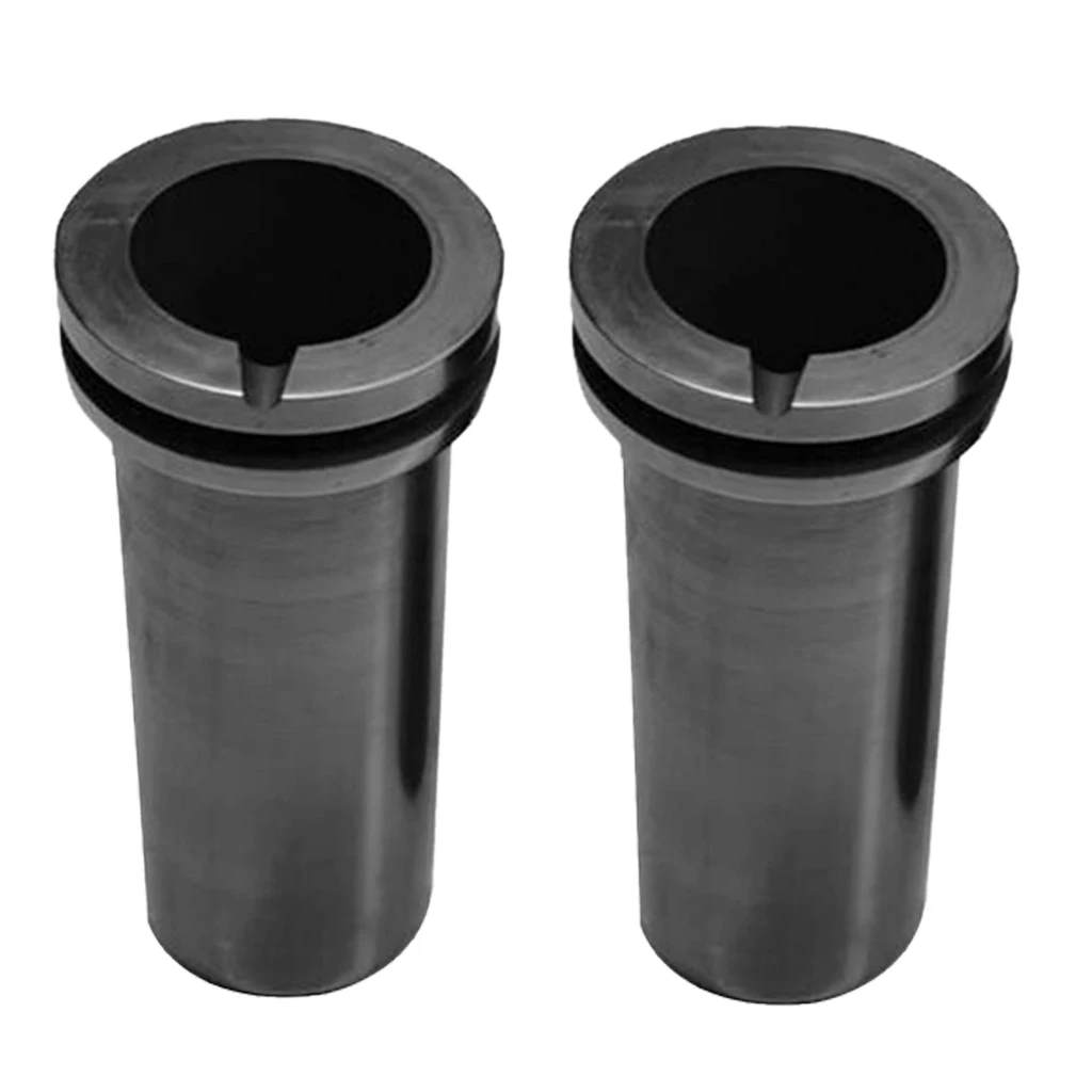

2pcs Graphite Crucible Metal Melting Gold Silver Scrap Casting Mould Melt 2KG