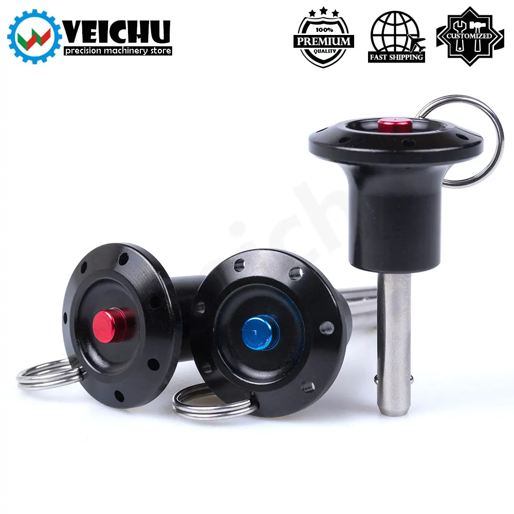 VEICHU 1 шт. быстроразъемные штифты из нержавеющей стали VCN111 диаметр 5/6/8/10/12/16/20 мм длина 10-100 мм Шариковые штифты