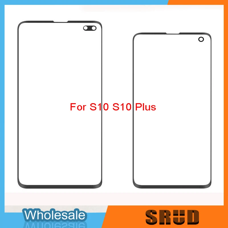 Изогнутое переднее внешнее стекло для экрана с клеем OCA Samsung Galaxy S8 Plus S9 S10 Note 8 9 10 S20 +