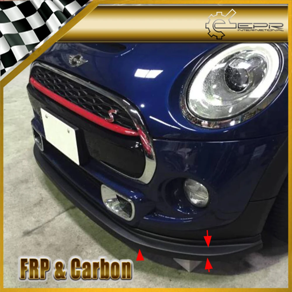 Автомобильные аксессуары для Mini Cooper S F56 FRP стекловолокно JDM передняя губа(только S) Бампер Из Стекловолокна сплиттер под спойлер обвес