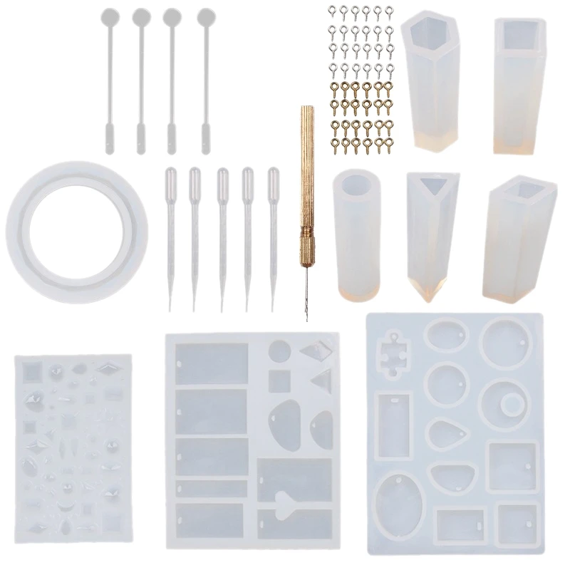 

68 штук самодельных ювелирных изделий, браслет, подвеска, клей, набор для самостоятельного изготовления ювелирных изделий