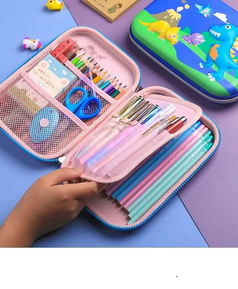 Кавайный чехол для карандаша коробка карандашей милая большая емкость