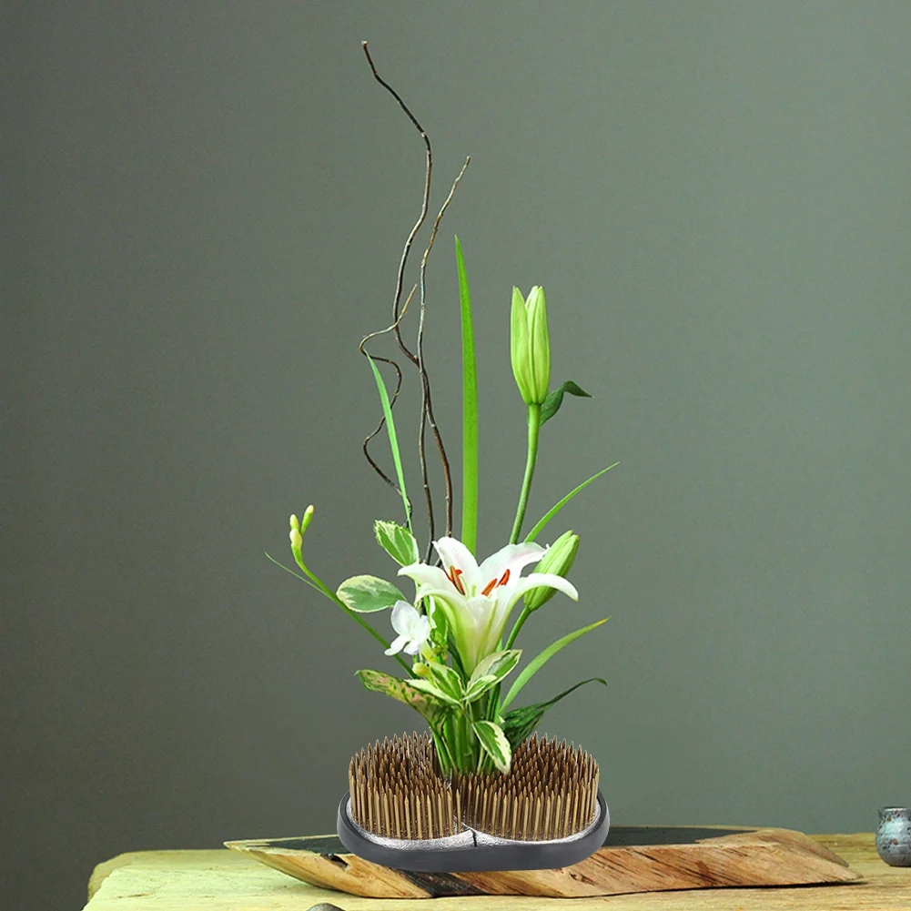 1 шт. медная игла для фиксации цветов в форме Солнца и Луны | Дом сад