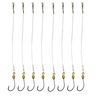 5pcs fishing leader wires anti bite stainless steel wire leader fishing rigs hooks line tackle tool fish accessories