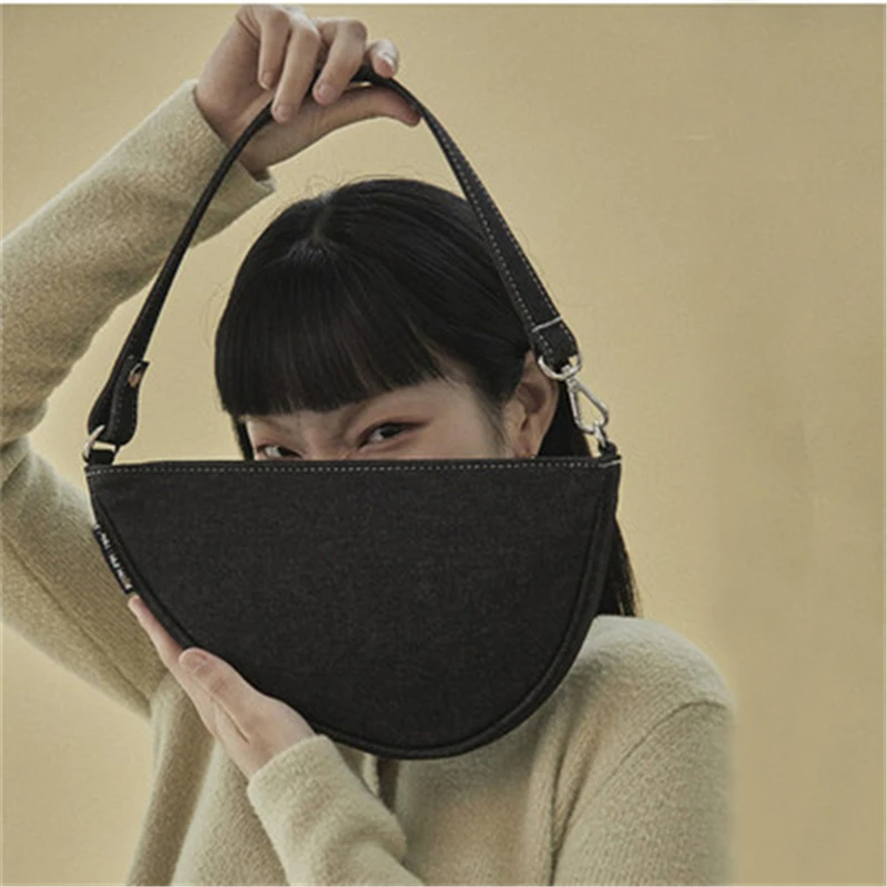 Нестандартная Холщовая Сумка под руку треугольная Наплечная 2020 модные ручные