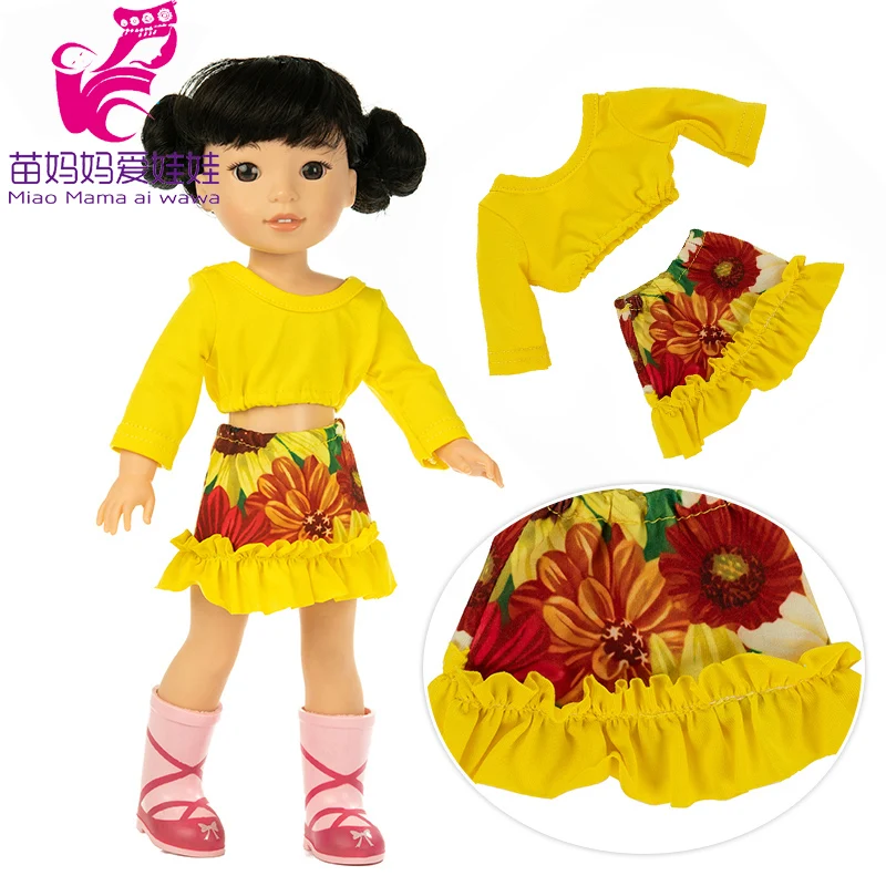 Рубашка Брюки для 14," Wellie Wishers кукольная одежда Camille Ashlyn Kendall Emerson 38 см 36 см Кукла Нэнси наряды