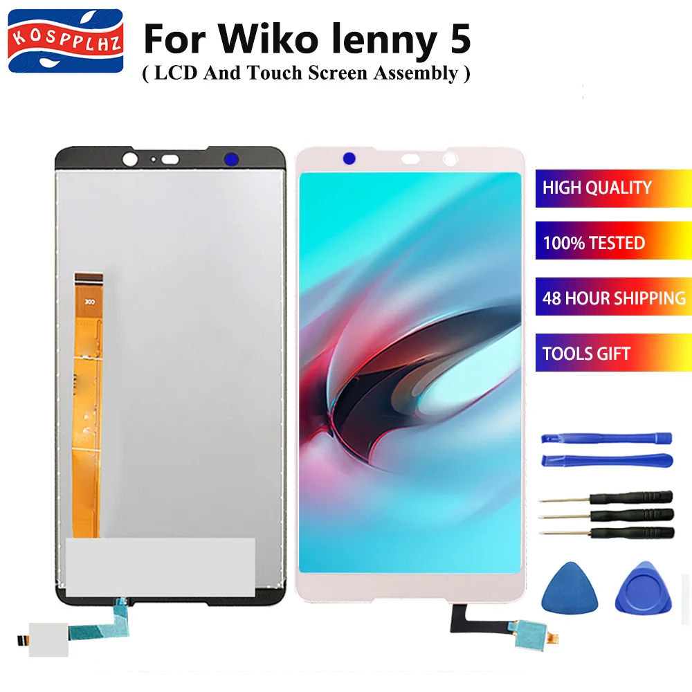 KOSPPLHZ для Wiko Lenny 5 ЖК дисплей + кодирующий преобразователь сенсорного экрана в
