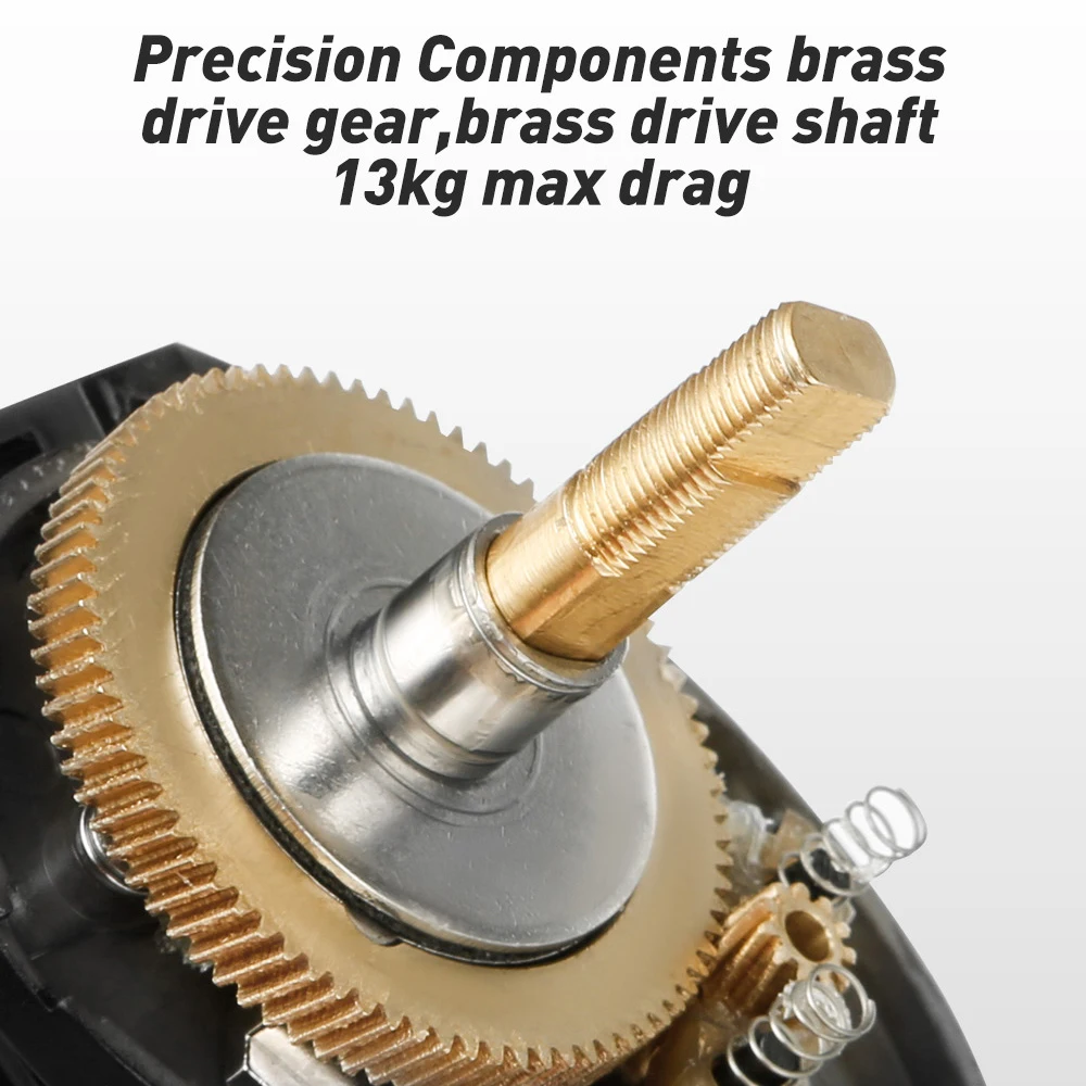 

Mt200 Bait Casting Reel Big Game 13kg Max Drag Jig Reel 11+1 Bb 7.1:1 Aluminium Alloy Body Jigging Fishing Reel