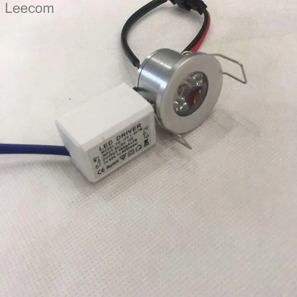 10 шт./Лот диаметр 31 мм монолитный блок светодиодов белый мини-светильник для