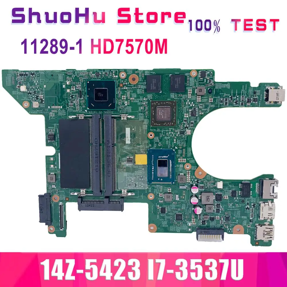 KEFU 11289 1 Материнская плата для ноутбука dell Inspiron 14Z 5423 motherbard I7 3537U процессор HD7570M