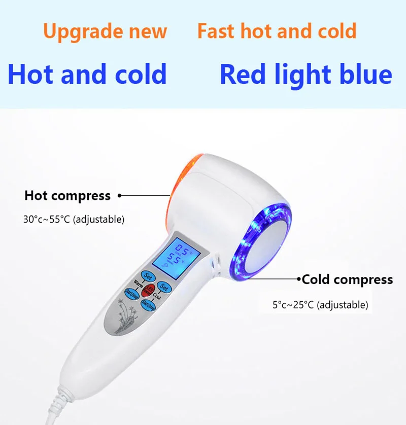 Hot Cold Hammer Shrink Pore Rejuvenation Cryotherapy Skin Lifting Tighten Anti-aging Face Skin Care Beauty Equipment