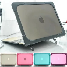 Новый Ударопрочный ПВХ чехол для Macbook Air 11 13 2018 Touch ID Pro bar retina 12 15